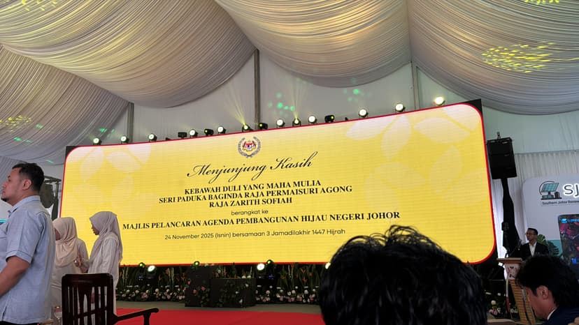 Launch of Johor State Green Development by Johor Sustainability Centre